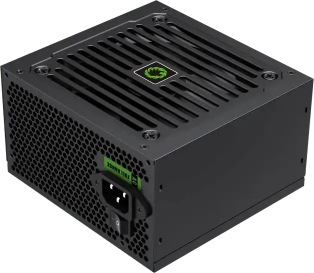 Gamemax GE-700 ECO Gamer 500W Power Supply, 80 Plus Efficiency, Active PFC, ATX Form Factor, 120mm Silent Fan, Black Mesh Cables