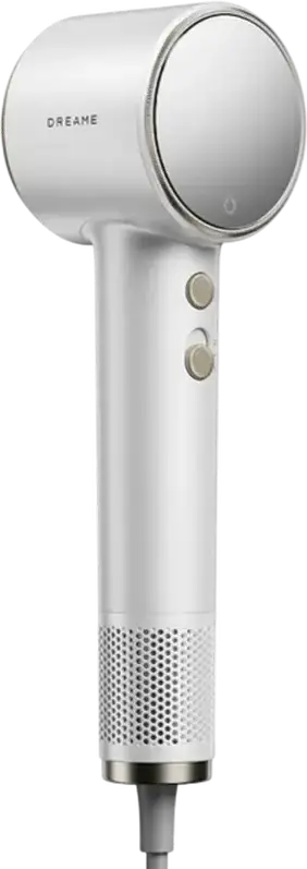 Dreame Grand AHG11C High-Speed Hair Dryer, White, 1600W Brushless Motor 110,000 RPM, 65m/s Airflow, 7 Intelligent Modes with AI, Ionic Hair Care