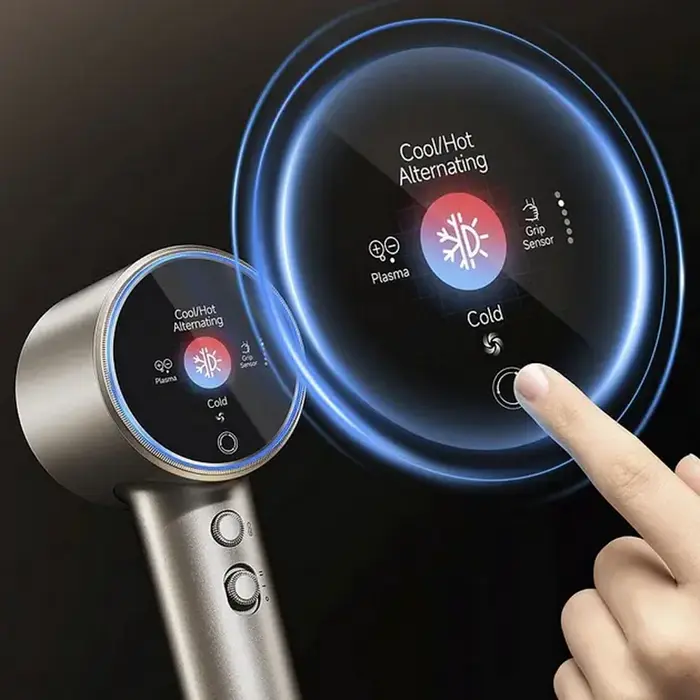 Dreame Grand AHG11C High-Speed Hair Dryer, White, 1600W Brushless Motor 110,000 RPM, 65m/s Airflow, 7 Intelligent Modes with AI, Ionic Hair Care