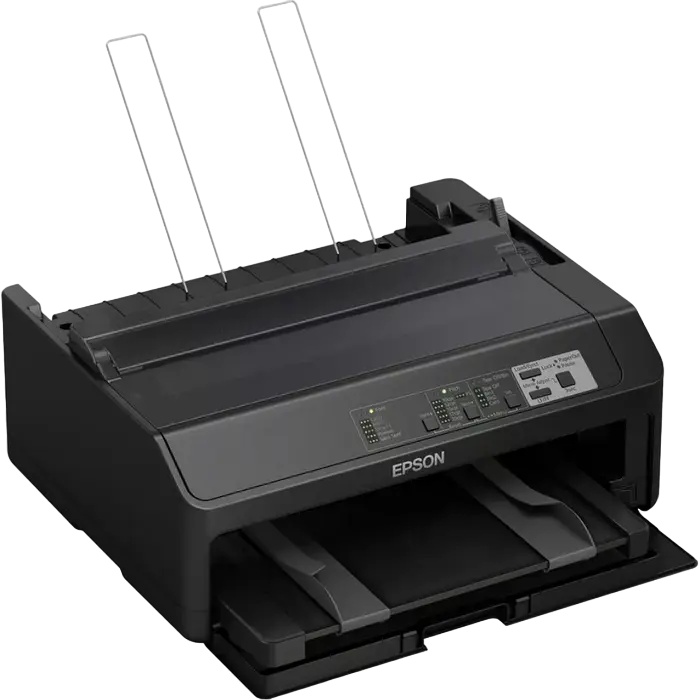 Epson FX-890 II Dot Matrix Printer, 9-Pin Impact, 80 Columns, 240x144 DPI, USB 2.0 & Parallel, 6-Copy Carbon Support, A4 Continuous Paper