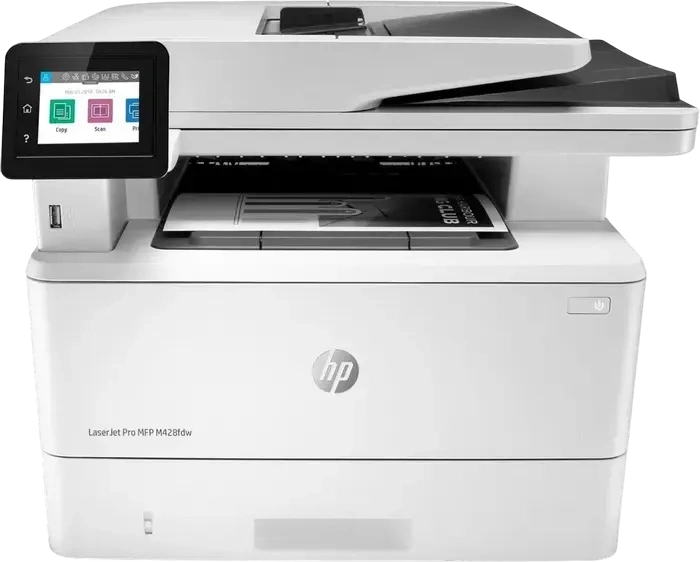 Imprimanta Multifunctionala Laser Mono HP LaserJet Pro MFP 4103fdn, Printare Copiere Scanare Fax, 40 ppm, ADF Duplex, 1200MHz, 512MB, Gigabit Ethernet, Alb