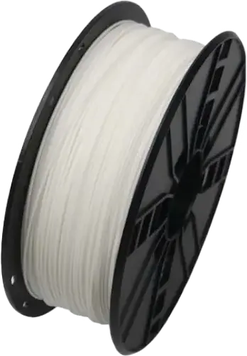 Gembird 3DP-ABS1.75-01-BW ABS 3D Printer Filament, 1.75 mm Diameter, 1 kg, White, 225-240 °C Printing Temperature