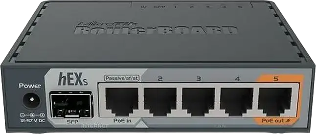 Router MikroTik hEX S, Negru