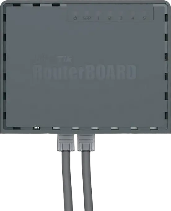 Гигабитный проводной роутер MikroTik hEX S, двухъядерный процессор 880 МГц, 256 МБ ОЗУ, 5 портов Gigabit Ethernet, SFP-слот, PoE In/Out, USB 2.0, microSD