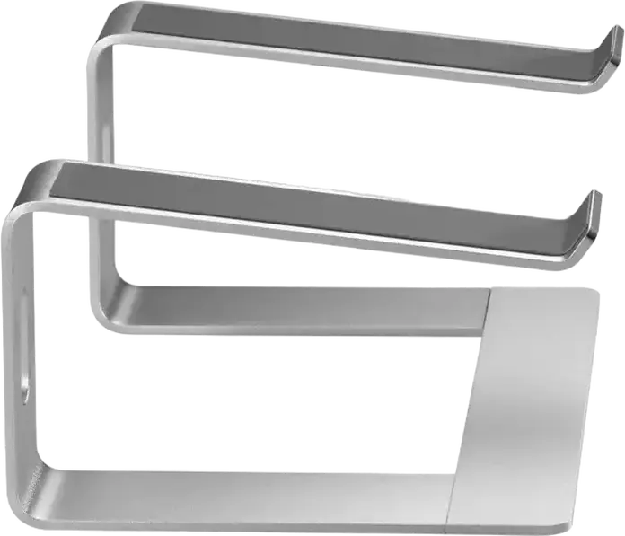 Suport Laptop Gembird NBS-D1-01 din Aluminiu pentru NoteBook pana la 15.6 inch, Stand Ergonomic cu Ventilatie, Argintiu