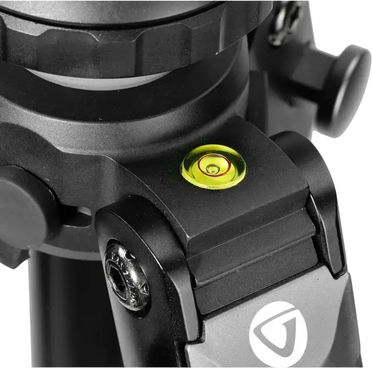 Vanguard VEO 3 264AO Aluminium Photo-Video Tripod with Video Head, MACC Multi-Angle Central Column, 8kg Max Load, 154.9cm Max Height, Black