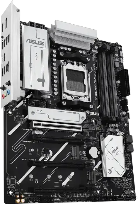 Placa de baza ASUS B650E MAX GAMING WIFI AM5 ATX AMD B650 DDR5 8000MHz PCIe 5.0 x16 M.2 NVMe Wi-Fi 6E Bluetooth 5.3 pentru Ryzen serii 7000 8000 9000