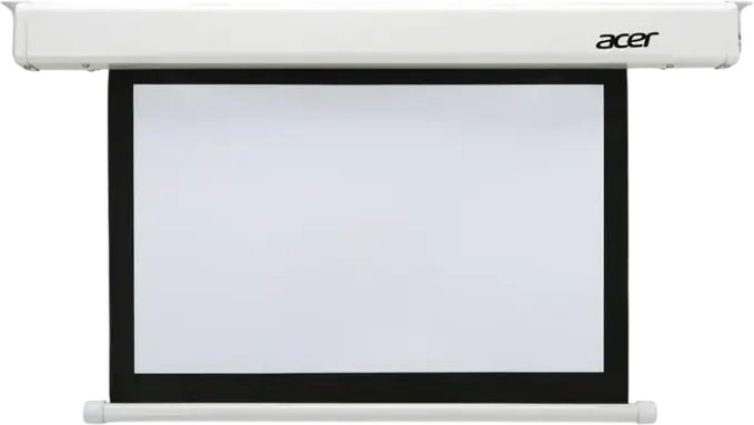 Ecran de proiectie electric Acer E100-W01MW 100 inch, Format 16:10, Material Polyester White Matt, Gain 1.0, Control Remota si Switch Perete, Montare Perete/Tavan