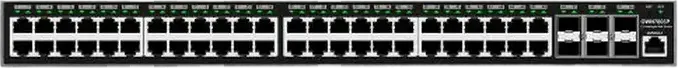 Switch Network Managed Layer 2+ Grandstream GWN7806P PoE+, 48 Porturi Gigabit Ethernet, 6 Sloturi SFP+, Buget Putere 400W, Rack-mountable, GWN.Cloud