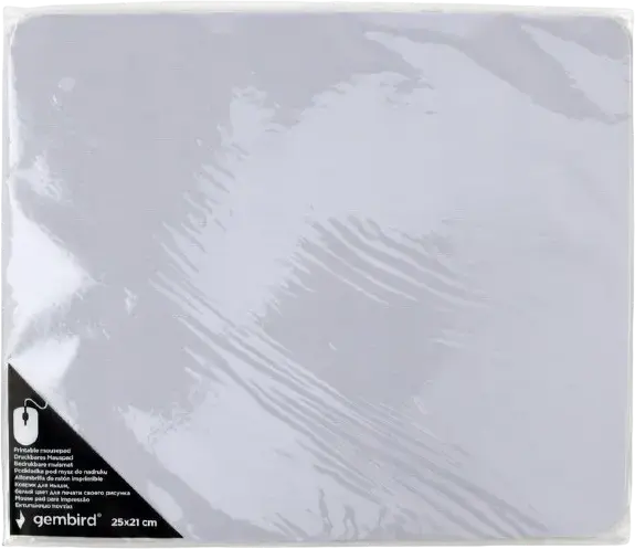 Mouse Pad Gembird MP-PRINT-M, 250mm x 210mm, Alb