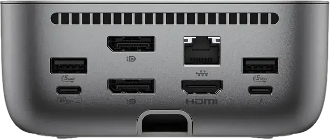 HP Thunderbolt 4 Ultra Dock G6, Alimentare 180W, Transfer Date 40 Gbps, Adaptor Alimentare 230W, Cablu 1m, HP Wolf Security, Gri