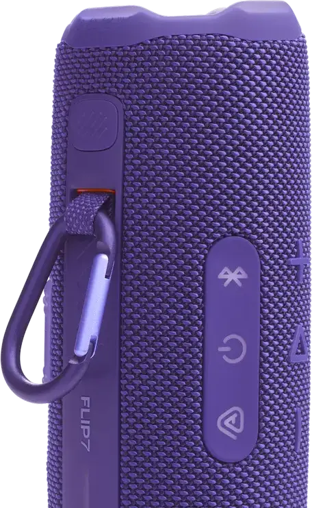 JBL Flip 7 Portable Bluetooth 5.4 Speaker, Violet, IP68 Waterproof and Dustproof, JBL Pro Sound with AI Sound Boost, Auracast, 2-Way System, Up to 16h Playtime