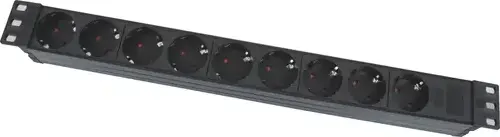 19" 1.5U power socket,  PDU02, 9 ports, 16A, 1.8M, APC Electronic