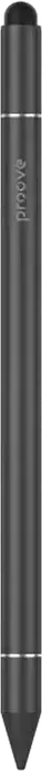 Proove Magic Wand SP-03 Universal Stylus Pen, Black, Lightweight Metal Alloy Touch Screen Pen with Interchangeable Precision and Disc Tips, Magnetic Cap
