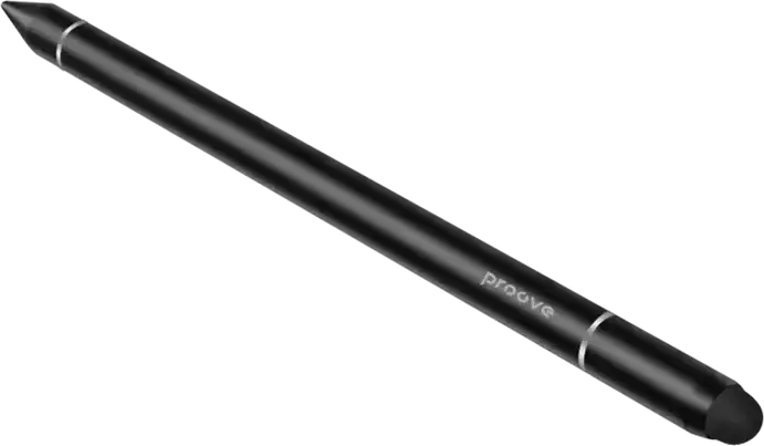 Proove Magic Wand SP-03 Universal Stylus Pen, Black, Lightweight Metal Alloy Touch Screen Pen with Interchangeable Precision and Disc Tips, Magnetic Cap