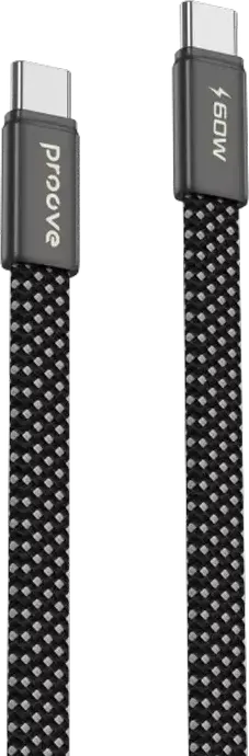Cablu Type-C (Type-C), Proove AirLine 60W (1m), Black