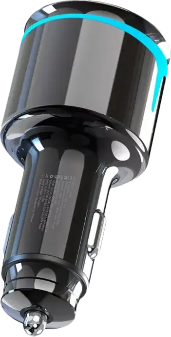Proove Nexus FM Launcher Modulator Auto, Incarcator Rapid 30W PD & QC3.0 USB-C si USB-A, Bluetooth 5.3, Kit Mani Libere, TF/U-Disk, Metal, Negru