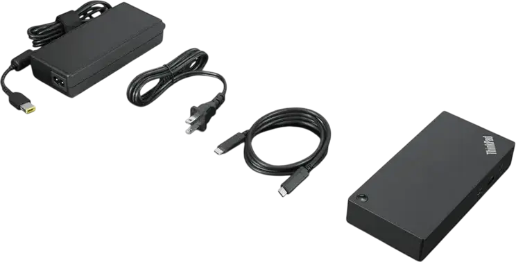 Lenovo ThinkPad Universal USB-C Dock (40AY) Statiune de Andubare, Alimentare 100W, 11 Porturi, 2x DisplayPort, 1x HDMI, 5x USB-A, 1x USB-C, RJ45, SD Card