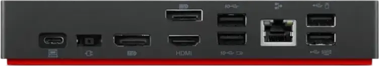 Lenovo ThinkPad Universal USB-C Dock (40AY) Statiune de Andubare, Alimentare 100W, 11 Porturi, 2x DisplayPort, 1x HDMI, 5x USB-A, 1x USB-C, RJ45, SD Card