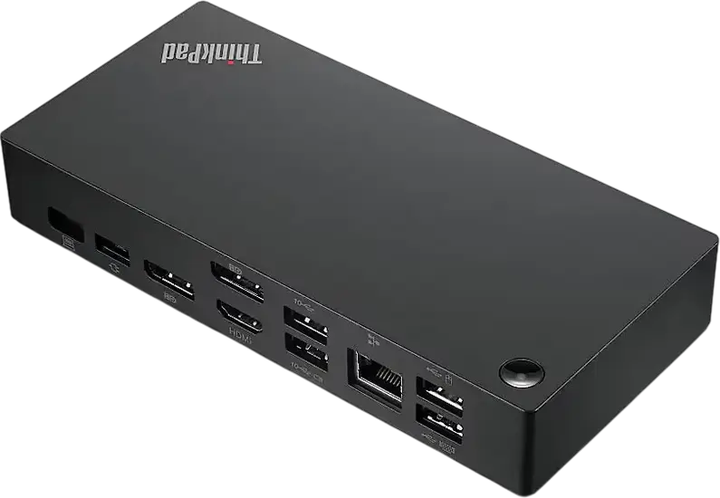 Lenovo ThinkPad Universal USB-C Dock, 3xUSB-A 3.2 G2, 2xUSB-A 2.0,1xUSB-C 3.2G2,2xDP, 1xRJ45(1Gb),1x