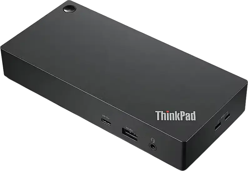 Lenovo ThinkPad Universal USB-C Dock (40AY) Statiune de Andubare, Alimentare 100W, 11 Porturi, 2x DisplayPort, 1x HDMI, 5x USB-A, 1x USB-C, RJ45, SD Card