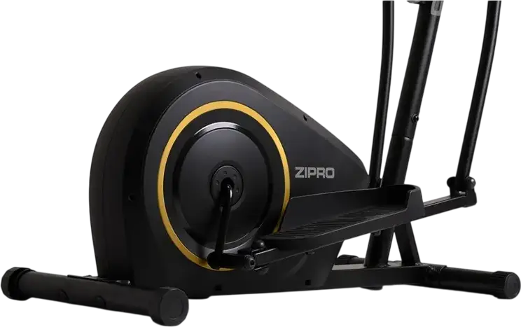 Elliptical Magnetic Zipro Burn Gold, 8 Nivele Rezistenta, Volanta 7kg, Monitor LCD cu Senzori Puls, Greutate Maxima Utilizator 120kg, Pas 27cm