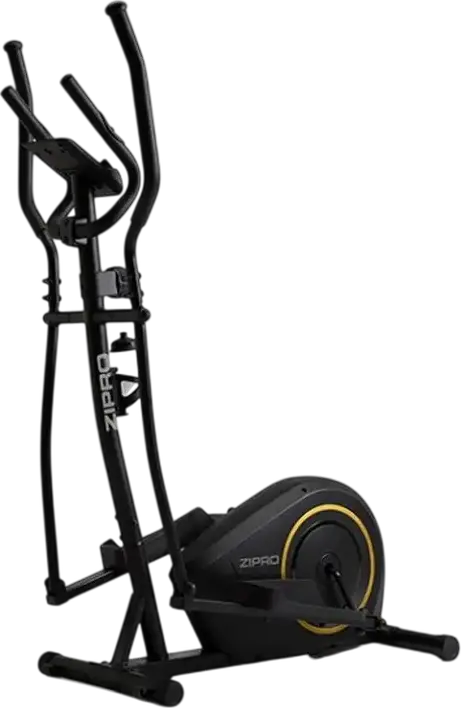 Elliptical Magnetic Zipro Burn Gold, 8 Nivele Rezistenta, Volanta 7kg, Monitor LCD cu Senzori Puls, Greutate Maxima Utilizator 120kg, Pas 27cm