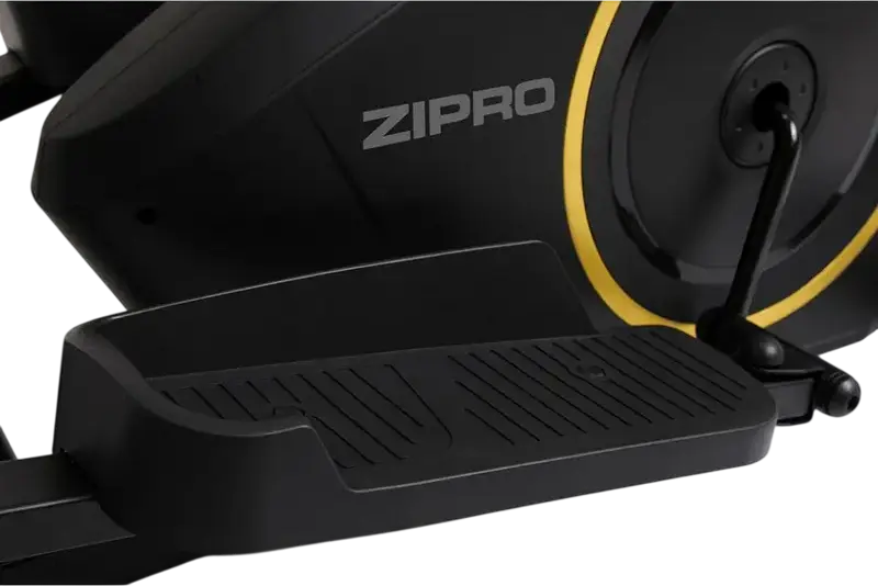 Elliptical Magnetic Zipro Burn Gold, 8 Nivele Rezistenta, Volanta 7kg, Monitor LCD cu Senzori Puls, Greutate Maxima Utilizator 120kg, Pas 27cm