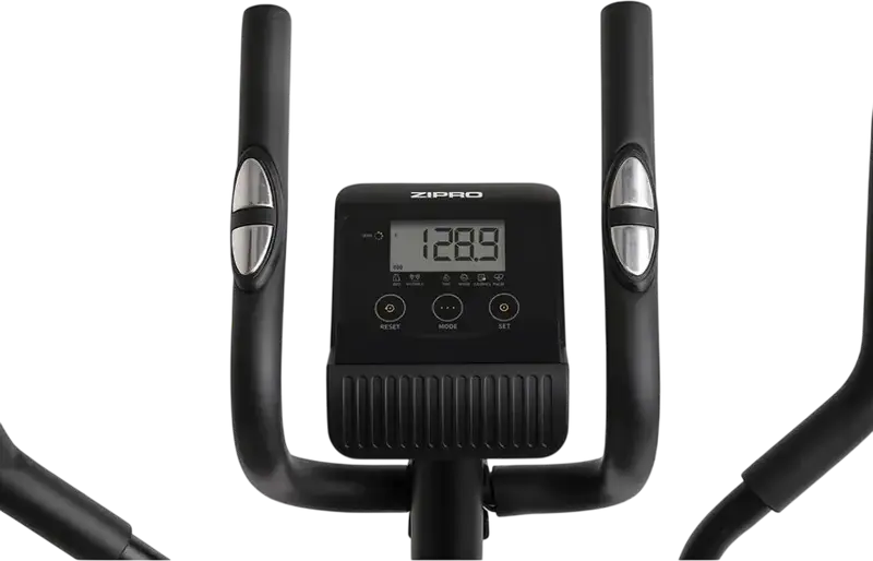 Elliptical Magnetic Zipro Burn Gold, 8 Nivele Rezistenta, Volanta 7kg, Monitor LCD cu Senzori Puls, Greutate Maxima Utilizator 120kg, Pas 27cm