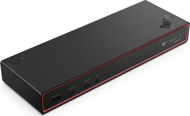 Lenovo ThinkPad TB5 Smart Dock 7500, 2xTBT 5, 3xUSB-A 3.2 Gen 2(10Gbps), 2xUSB-C(10Gbps),2xDP 2.1, 1