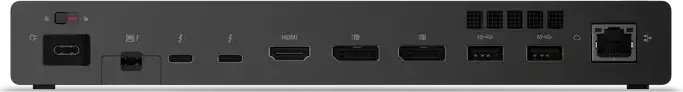 Док-станция Lenovo ThinkPad Thunderbolt 5 Smart Dock 7500, пропускная способность 120 Гбит/с, PD 3.1 180 Вт, адаптер 265 Вт, 2x DP 2.1, 1x HDMI 2.1, 2x TB5, 12 портов, поддержка 8K, черный
