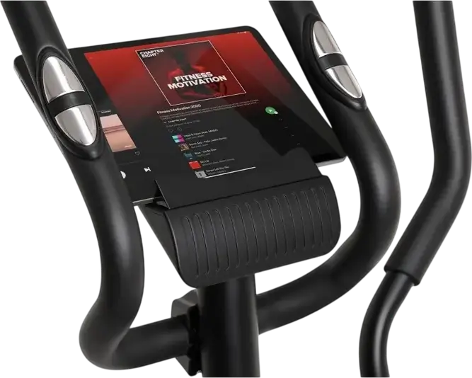 Elliptical Magnetic Zipro Burn, 8 Nivele Rezistenta, Greutate Maxima Utilizator 120 kg, Pas 27 cm, Volant 7 kg, Monitor LCD, Suport Tabletă