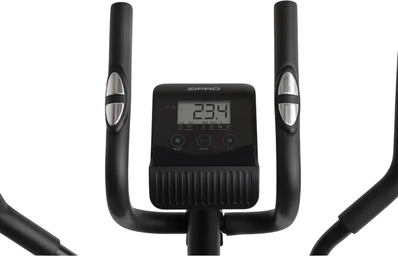 Elliptical Magnetic Zipro Burn, 8 Nivele Rezistenta, Greutate Maxima Utilizator 120 kg, Pas 27 cm, Volant 7 kg, Monitor LCD, Suport Tabletă