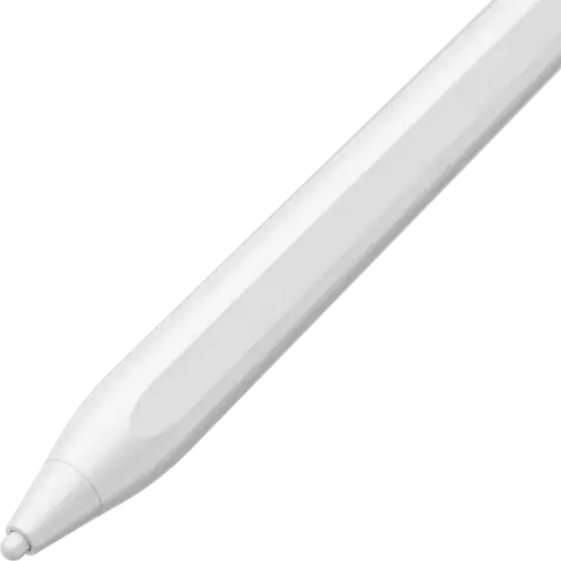 Proove Magic Wand ASP-02 Universal Stylus Pen, White, Aluminum Alloy, Active Mode for iPad and Passive Mode for Capacitive Screens, USB-C, 9h Battery