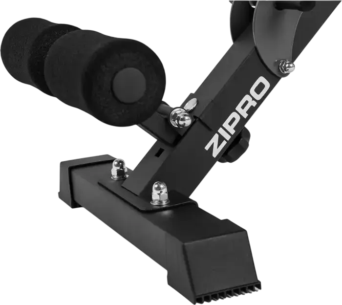 Zipro Jacked Multi-purpose Foldable Weight Bench, Steel Frame 50x50mm, Triangular Stable Base, 230kg Max Capacity for Bench Press and Dumbbells