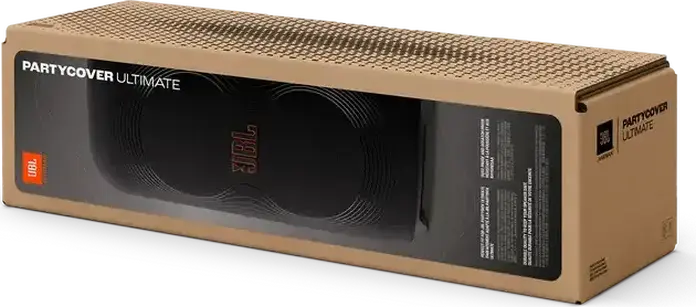JBL PartyCover Ultimate (JBLPBBAG-ULT) Protective Case for JBL PartyBox Ultimate, Dust-proof and Scratch-proof Neoprene Fabric, Black, 680x1035x80mm