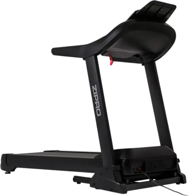 Zipro Pacemaker iConsole+ Electric Folding Treadmill, 140x51.5 cm Running Area, LED Console, App Connectivity, Black and Gold, Home Indoor Use