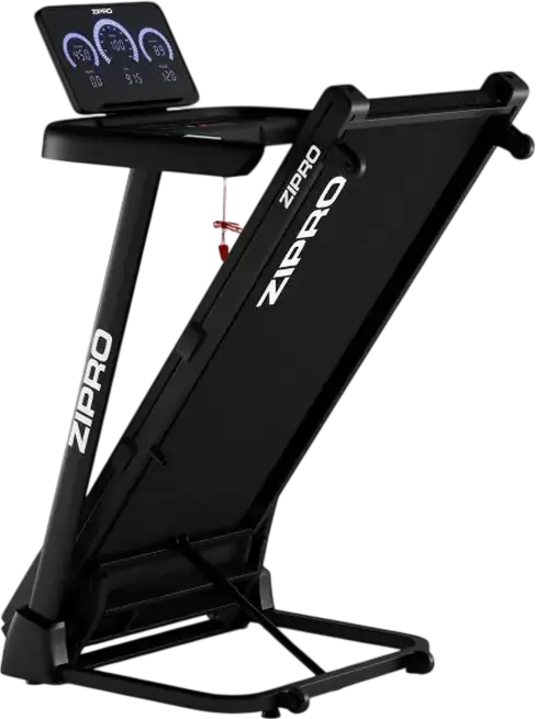 Zipro Luma Foldable Treadmill, 900W Motor, 0.8-12 km/h, 12 Electronic Incline Levels, AirCushion Pro Shock Absorption, Bluetooth, FitShow App, LCD Display