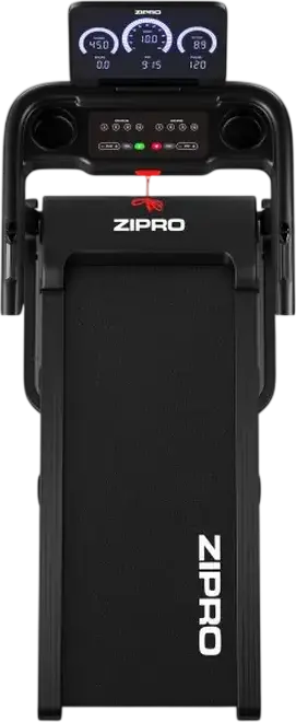 Zipro Luma Foldable Treadmill, 900W Motor, 0.8-12 km/h, 12 Electronic Incline Levels, AirCushion Pro Shock Absorption, Bluetooth, FitShow App, LCD Display
