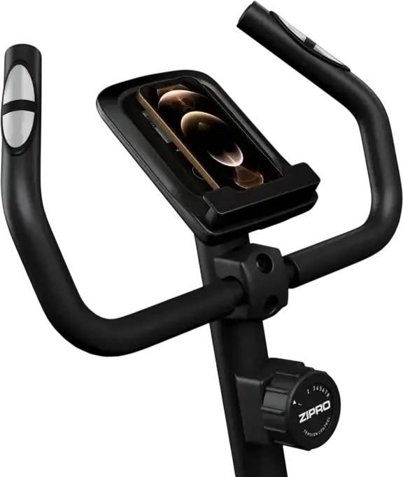 Bicicleta Exerciului Magnetica Zipro One S Gold, 8 Nivele Rezistenta, Volanta 4.5 kg, Ecran LCD, Masurare Puls, Greutate Maxima Utilizator 110 kg