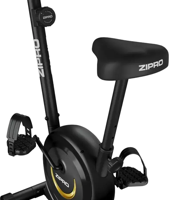 Bicicleta Exerciului Magnetica Zipro One S Gold, 8 Nivele Rezistenta, Volanta 4.5 kg, Ecran LCD, Masurare Puls, Greutate Maxima Utilizator 110 kg