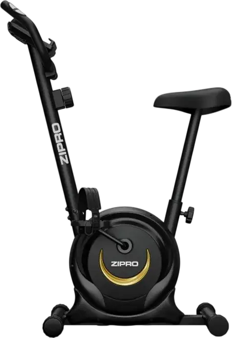 Bicicleta Exerciului Magnetica Zipro One S Gold, 8 Nivele Rezistenta, Volanta 4.5 kg, Ecran LCD, Masurare Puls, Greutate Maxima Utilizator 110 kg