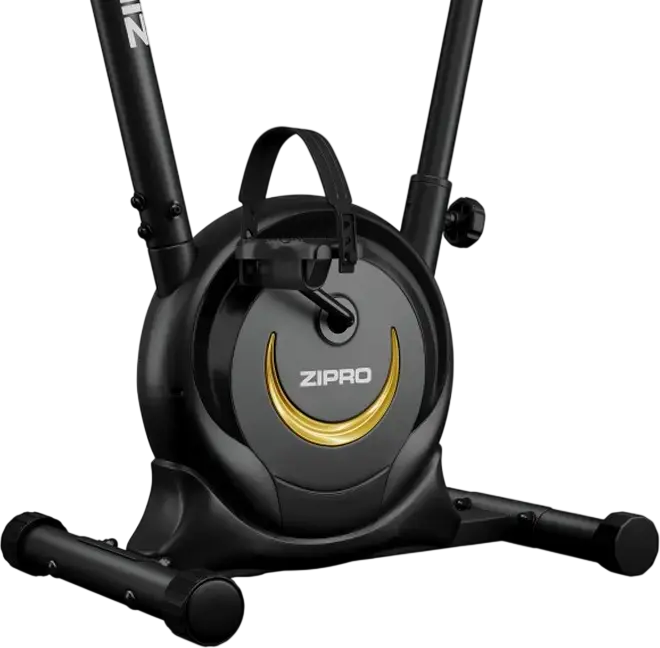 Bicicleta Exerciului Magnetica Zipro One S Gold, 8 Nivele Rezistenta, Volanta 4.5 kg, Ecran LCD, Masurare Puls, Greutate Maxima Utilizator 110 kg