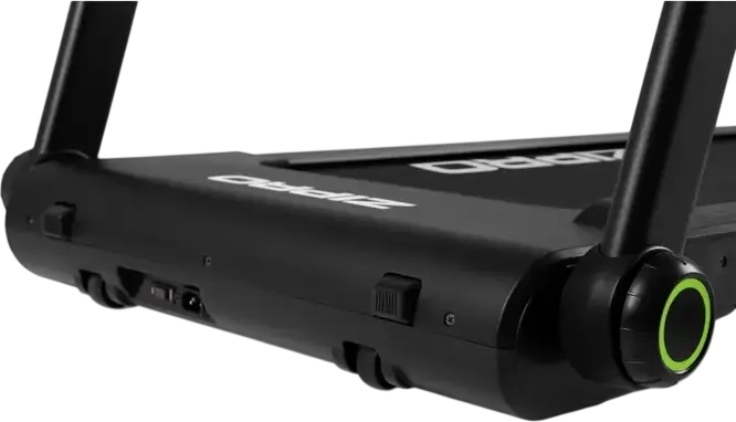 Zipro Jogger Folding Treadmill, 1080W Motor, 1-16 km/h Speed, 120 kg Max User Weight, 124x44 cm Running Belt, LED Touch Display, Bluetooth, 12 Programs
