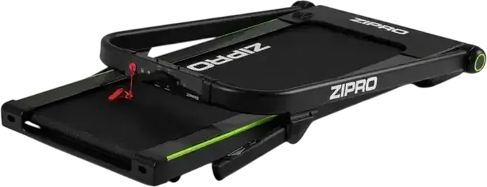 Zipro Jogger Folding Treadmill, 1080W Motor, 1-16 km/h Speed, 120 kg Max User Weight, 124x44 cm Running Belt, LED Touch Display, Bluetooth, 12 Programs