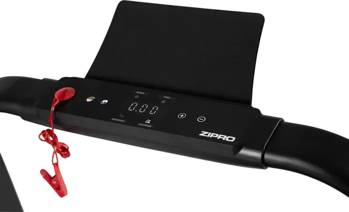 Zipro Jogger Folding Treadmill, 1080W Motor, 1-16 km/h Speed, 120 kg Max User Weight, 124x44 cm Running Belt, LED Touch Display, Bluetooth, 12 Programs