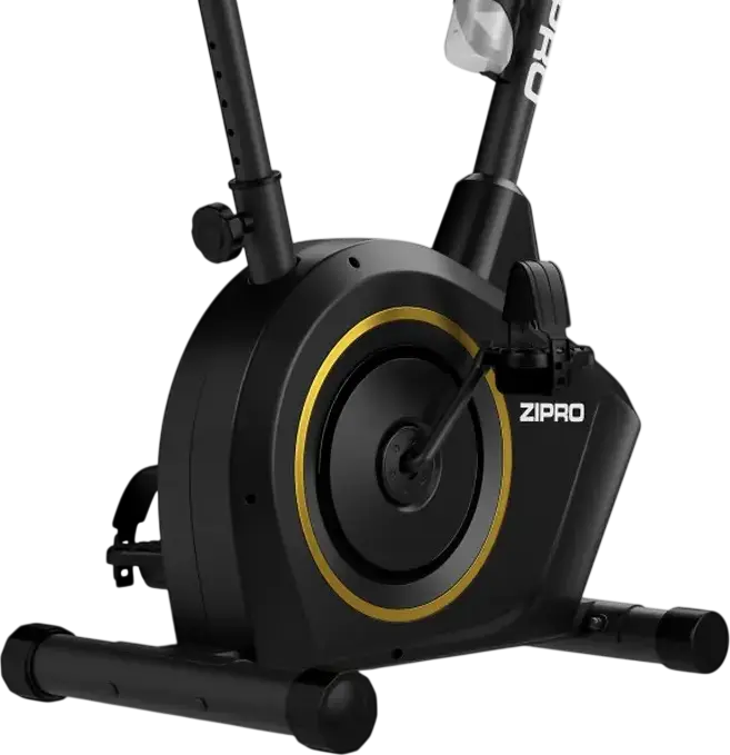 Zipro Boost Gold Magnetic Exercise Bike, 8 Resistance Levels, 7kg Flywheel, LCD Console, Pulse Sensors, Max User Weight 120kg, Adjustable Saddle