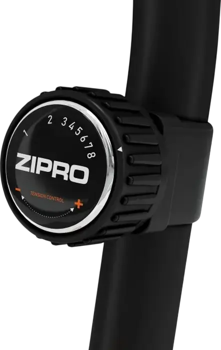 Zipro Beat RS Vertical Exercise Bike, Magnetic Resistance 8 Levels, 6kg Flywheel, LCD Computer with Pulse Rate, Max User Weight 120kg
