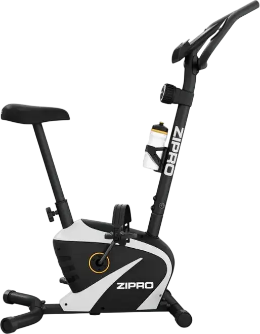 Zipro Beat RS Vertical Exercise Bike, Magnetic Resistance 8 Levels, 6kg Flywheel, LCD Computer with Pulse Rate, Max User Weight 120kg