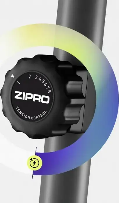Zipro Drift Magnetic Exercise Bike, 6kg Flywheel, 8 Resistance Levels, LCD Console with Pulse Sensors, Max User Weight 120kg